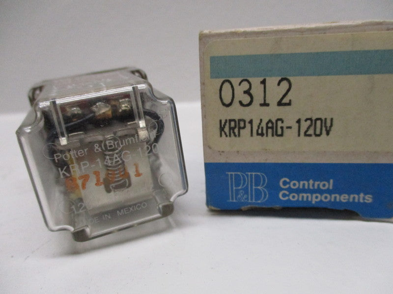 POTTER BRUMFIELD KRP14AG-120V RELAY 120V 10A  NSMP