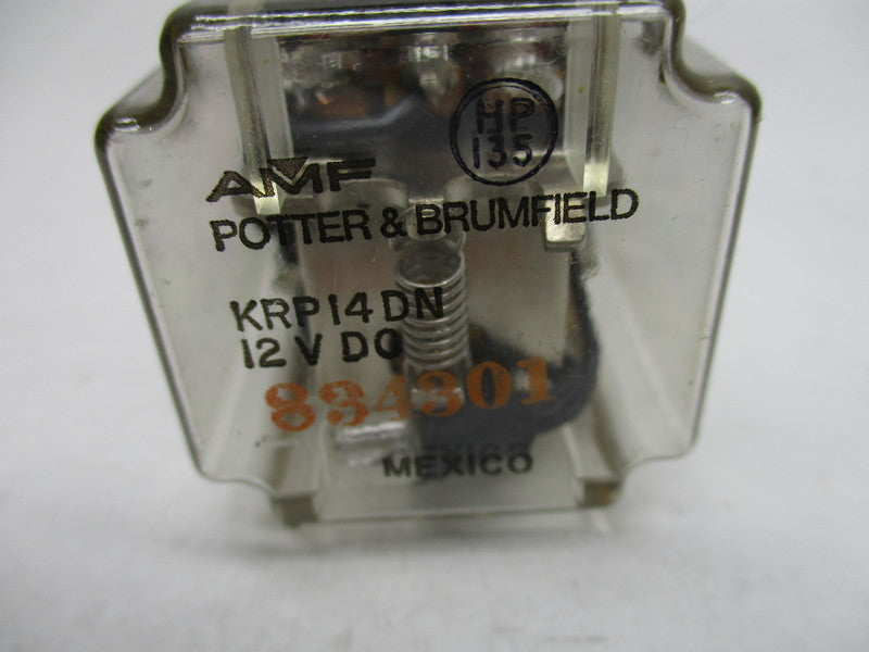 POTTER & BRUMFIELD KRP14DN-12V RELAY 12V 10A  NSMP
