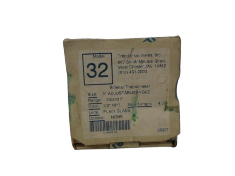 TREND INSTRUMENTS 32 BIMETAL THERMOMETER NSMP