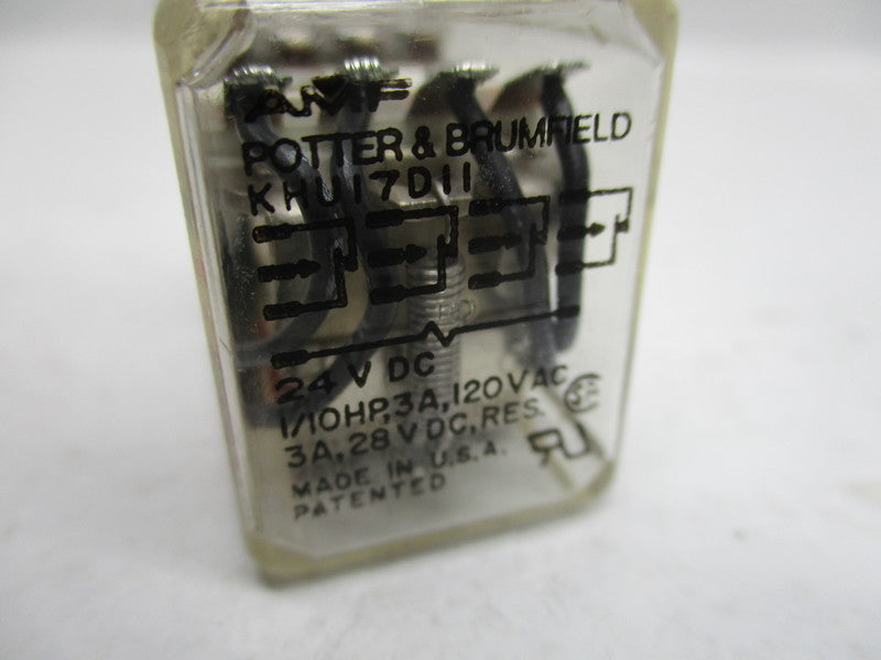 POTTER&BRUMFIELD KHU17D11 24VDC 3A UNMP