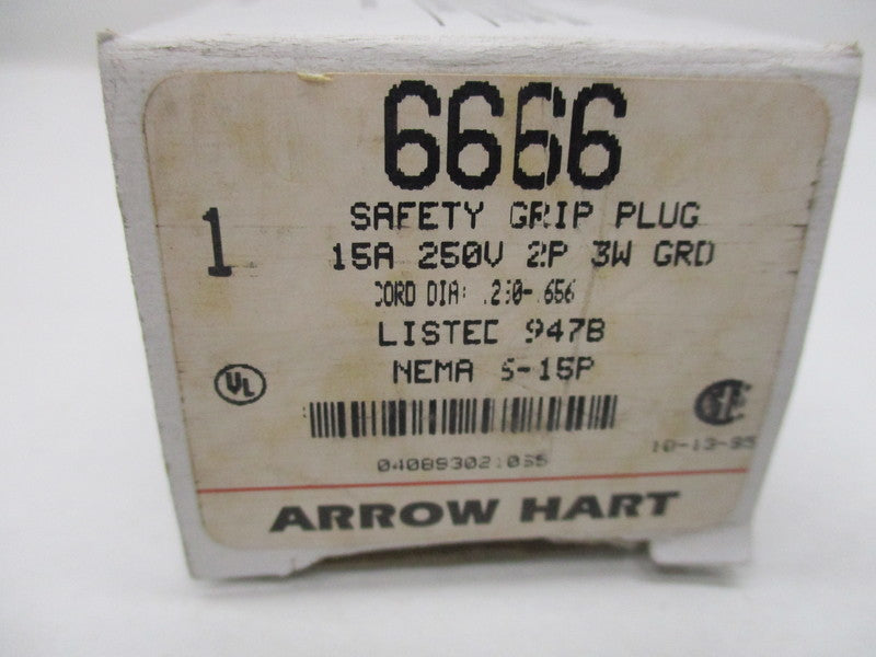 ARROW HART 6666 250V 15A NSMP