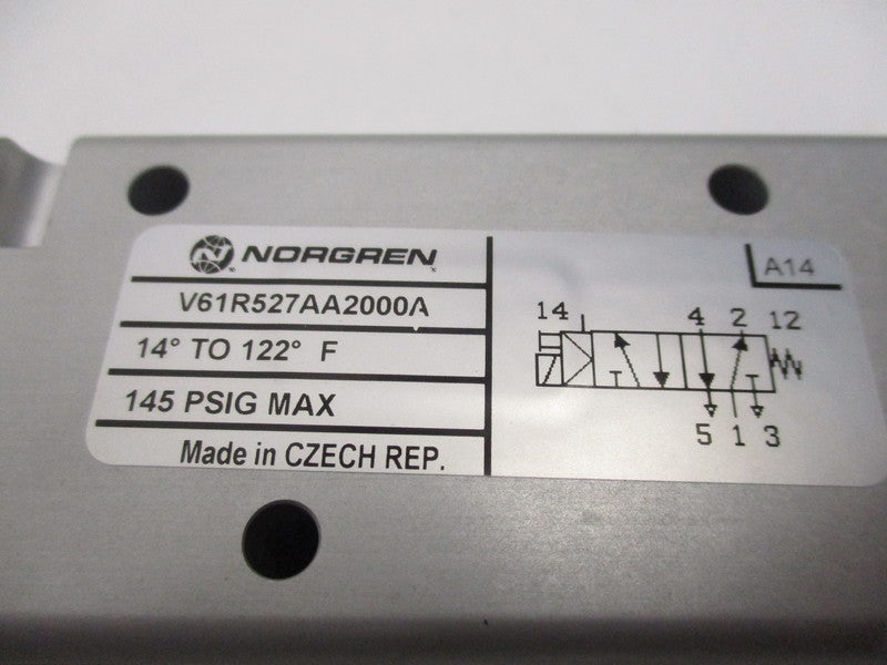 NORGREN V61R527AA2000A 145PSI NSMP