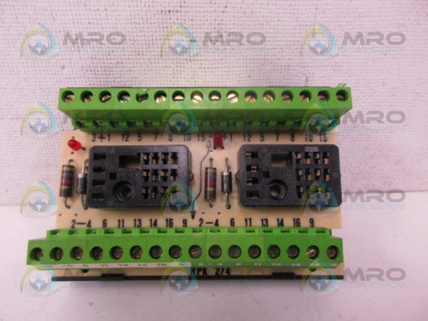 MURR ELEKTRONIK RPK2/4 RELAY SOCKET NSNP