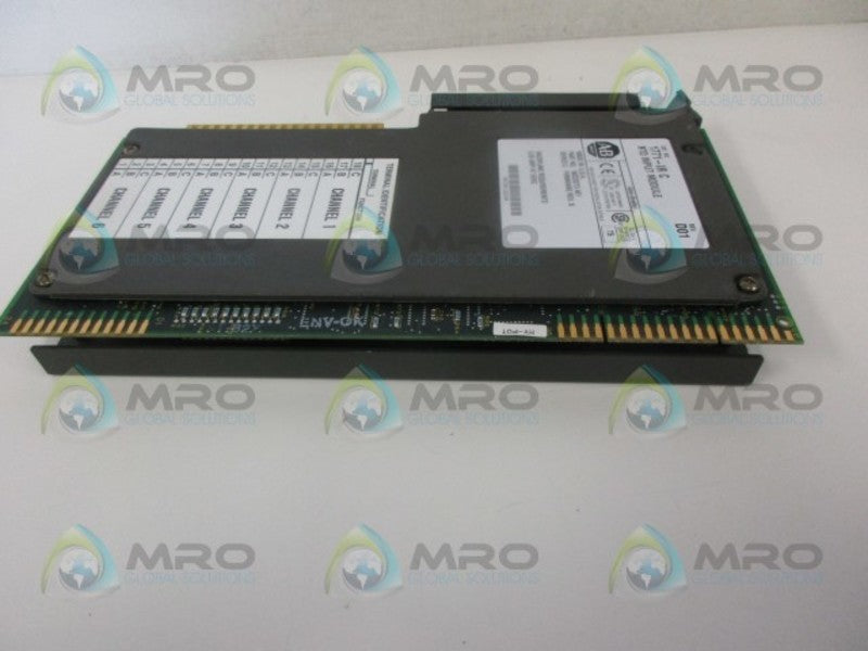 ALLEN BRADLEY 1771-IR SER. C F/W B INPUT MODULE NSNP