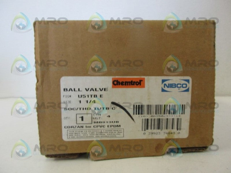 CHEMTROL MB913UB BALL VALVE W/HANDLE  NSMP
