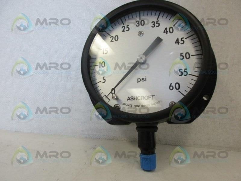 ASHCROFT 451010A02L-60# 0-60 GENERAL SERVICE GAUGE  NSMP