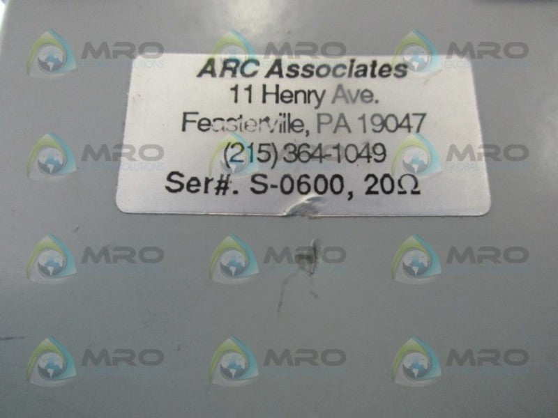 ARC ASSOCIATES S-0600,20 SOLDERING IRON TESTER UNMP