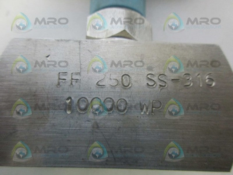 MANS FF 250SS-316(AS PICTURED) VALVE  UNMP