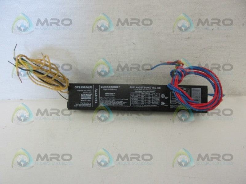 SYLVANIA QHE4X32T8/UNVISL-SC QUICKTRONIC BALLAST NSNP