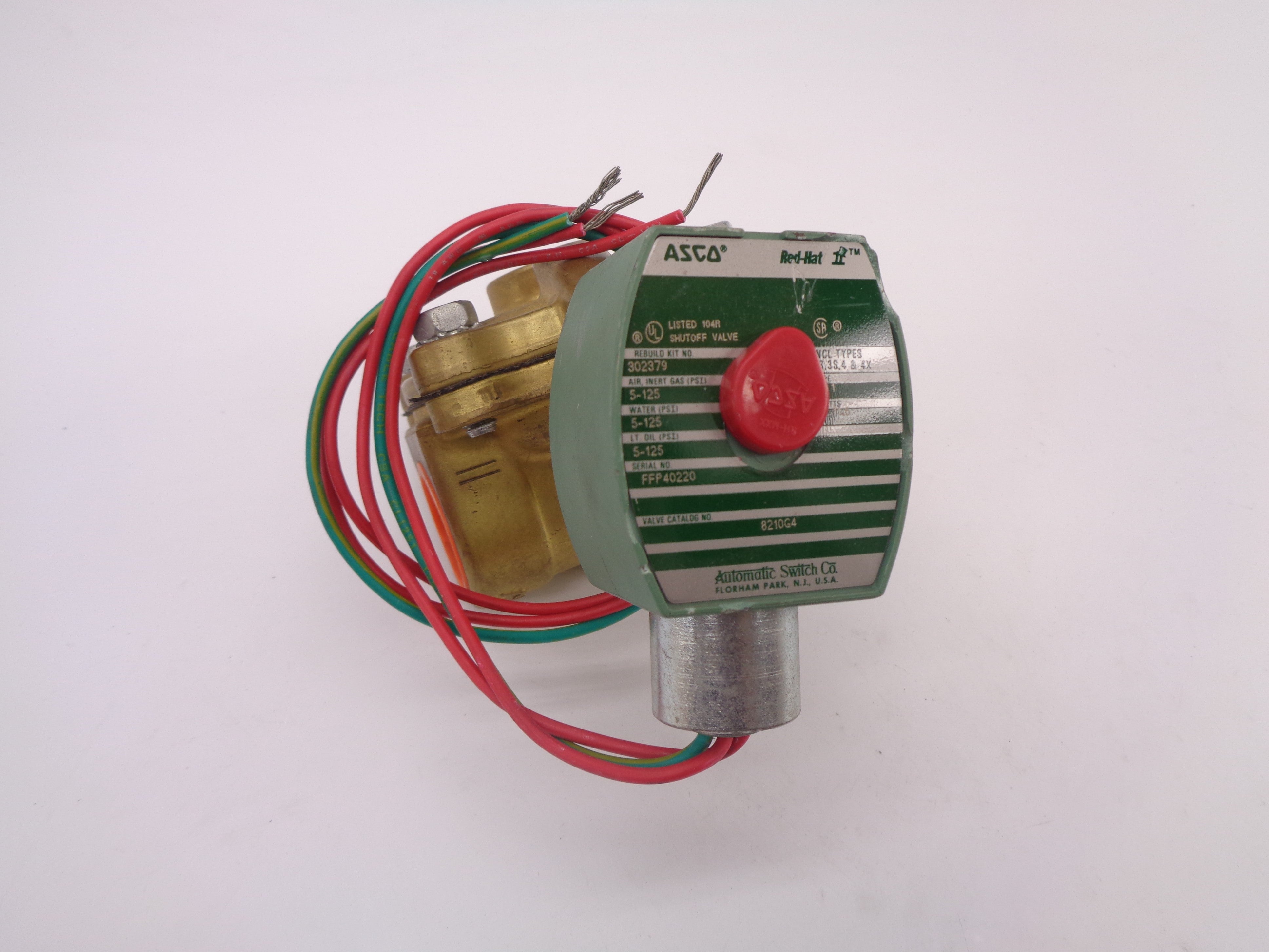 ASCO 8210G4 24VDC 5-125PSI 1" NSNP