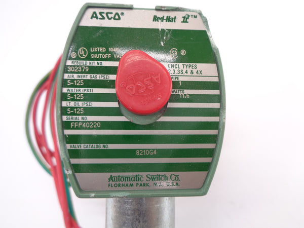 ASCO 8210G4 24VDC 5-125PSI 1" NSNP