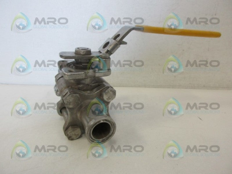 FLOW TEK CF3M 3/4-57004 STAINLESS STEEL BALL VALVE NSNP