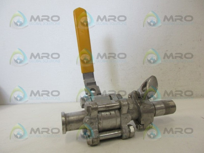 FLOW TEK CF3M 3/4-57004 STAINLESS STEEL BALL VALVE NSNP