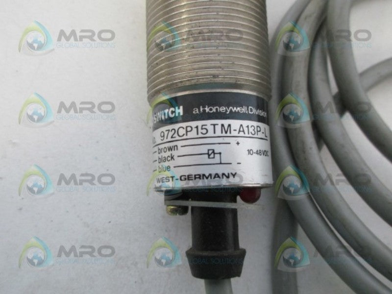 HONEYWELL 972CP15TM-A13P-L PROXIMITY SENSOR UNMP