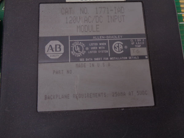 ALLEN BRADLEY 1771-IAD UNMP