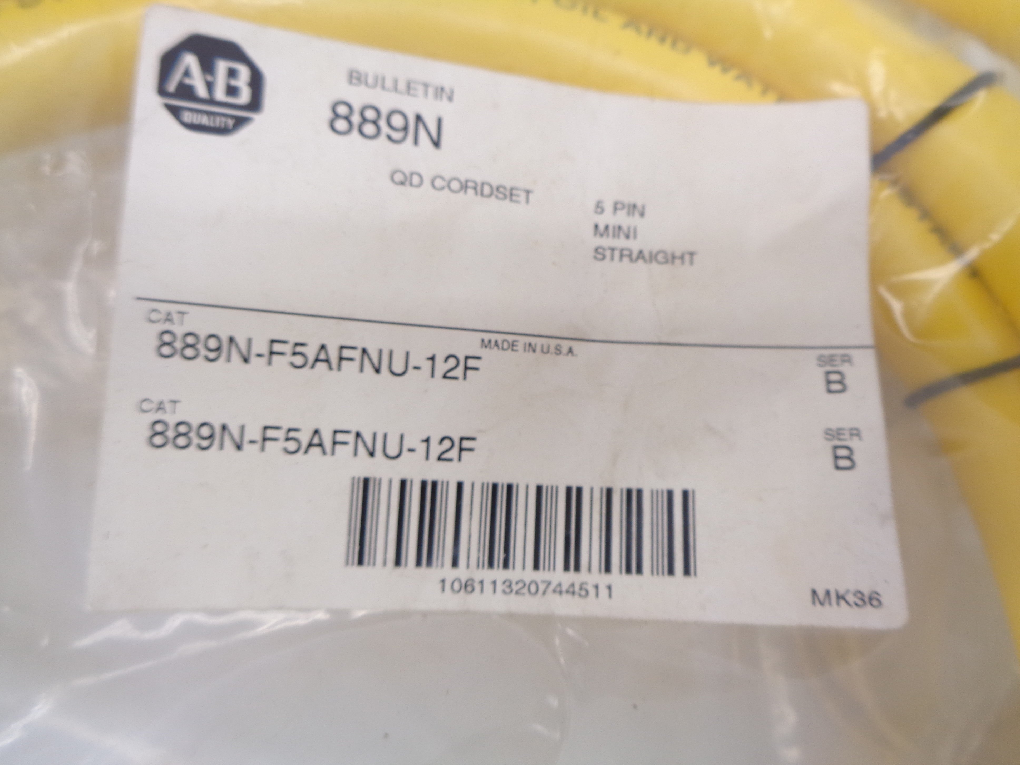 ALLEN BRADLEY 889N-F5AFNU-12F SER. B NSMP