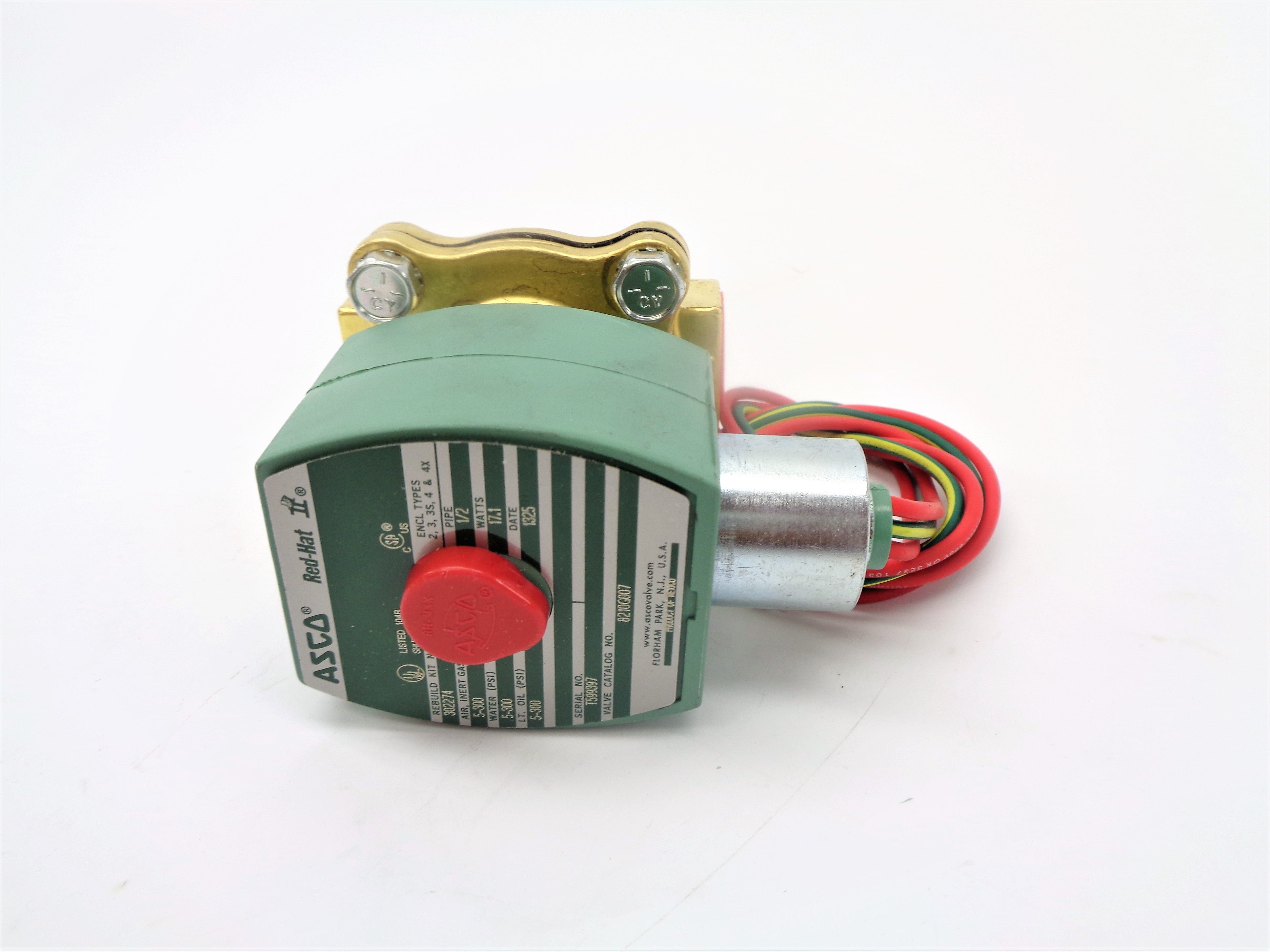 ASCO 8210G007 110/120V 5-300PSI 1/2" NSNP