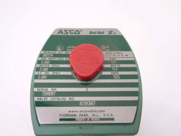 ASCO 8210G007 110/120V 5-300PSI 1/2" NSNP