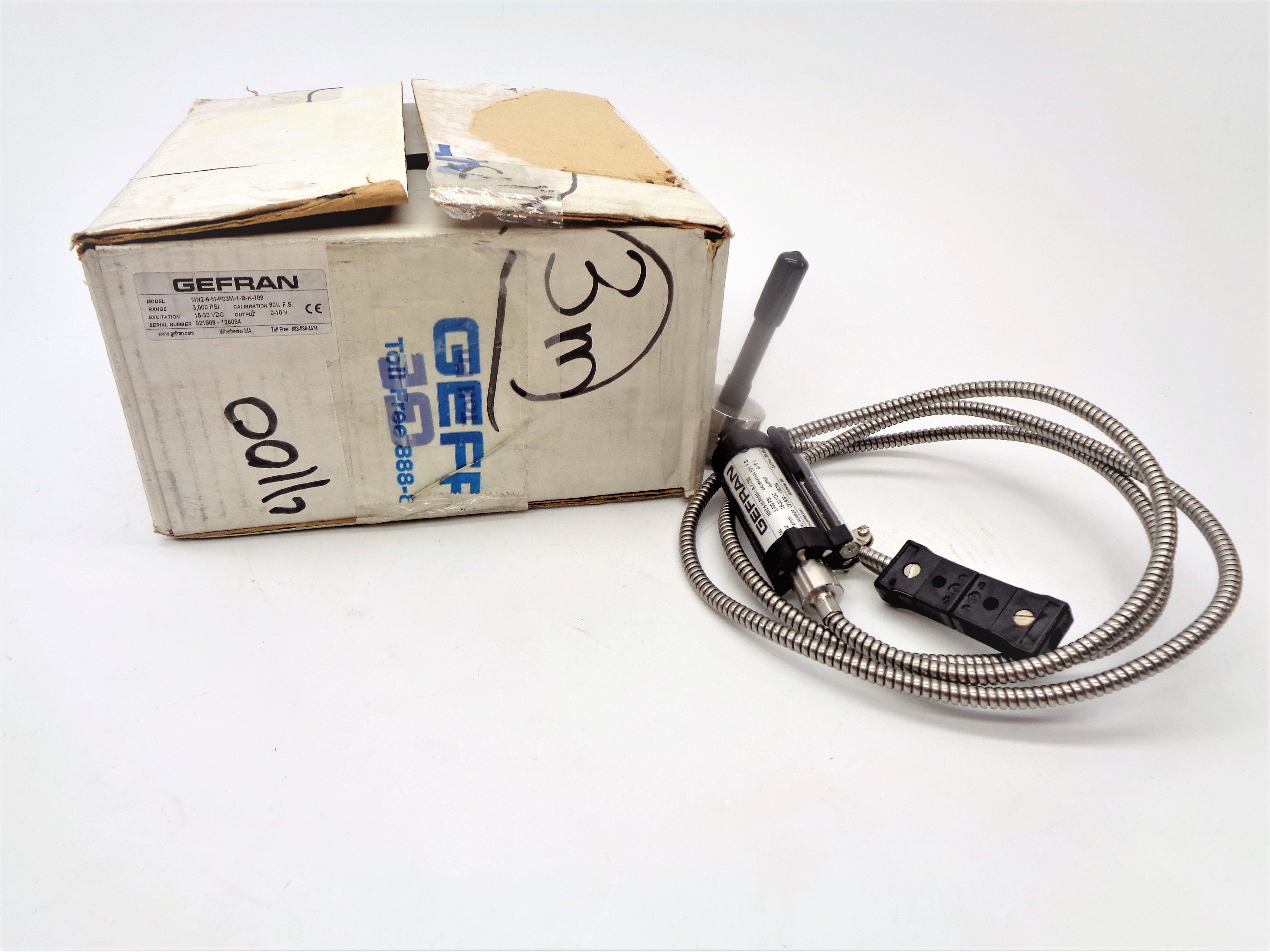 GEFRAN MN2-6-M-P03M-1-B-K-789 NSMP