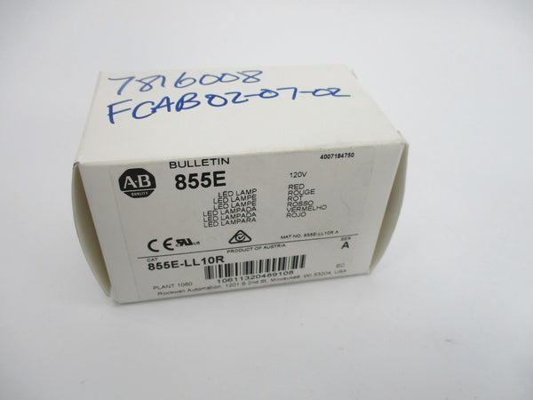 ALLEN BRADLEY 855E-LL10R SER. A 120VAC (WH) NSMP