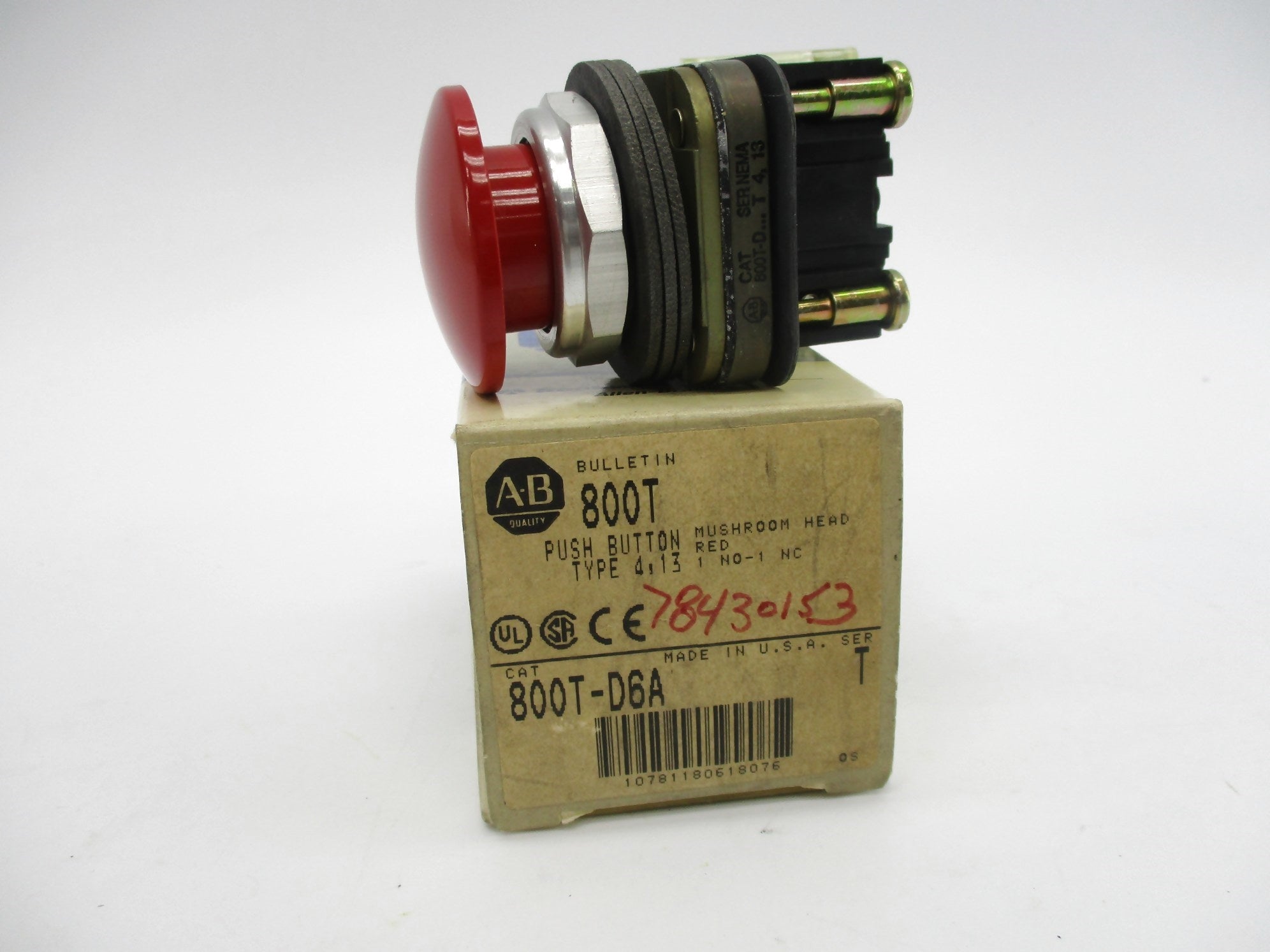 ALLEN BRADLEY 800T-D6A SER. T (GY/BL) NSMP