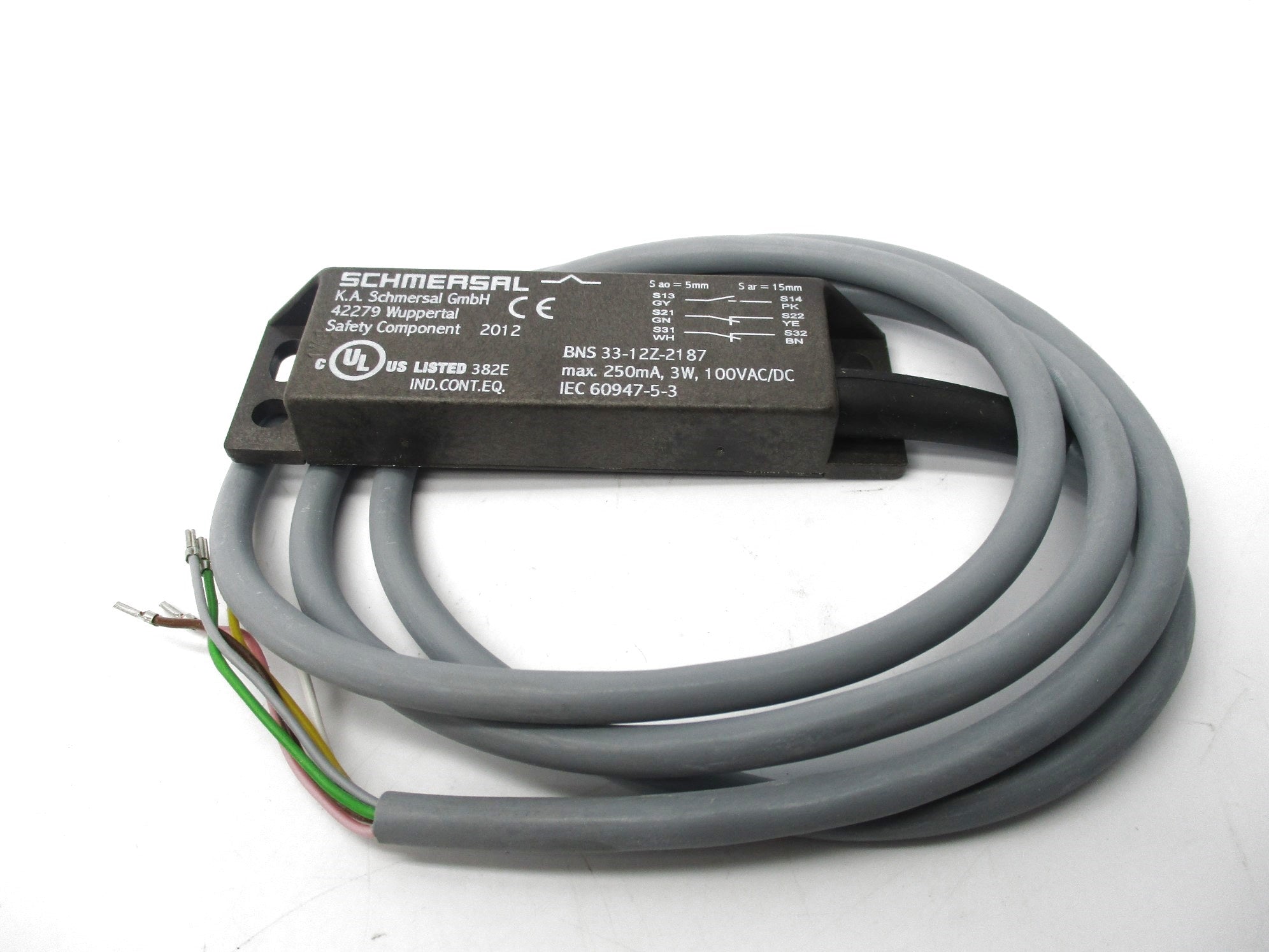 SCHMERSAL BNS33-12Z-2187 100VAC/DC NSNP