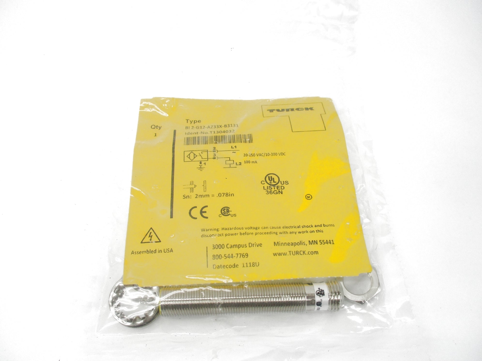 TURCK B12-G12-AZ33X-B3131 NSMP