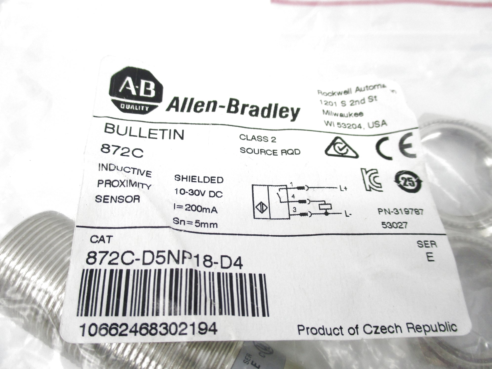 INDUSTRIAL SPARE PART 872C-D5NP18-D4 SER. E 10-30VDC NSMP