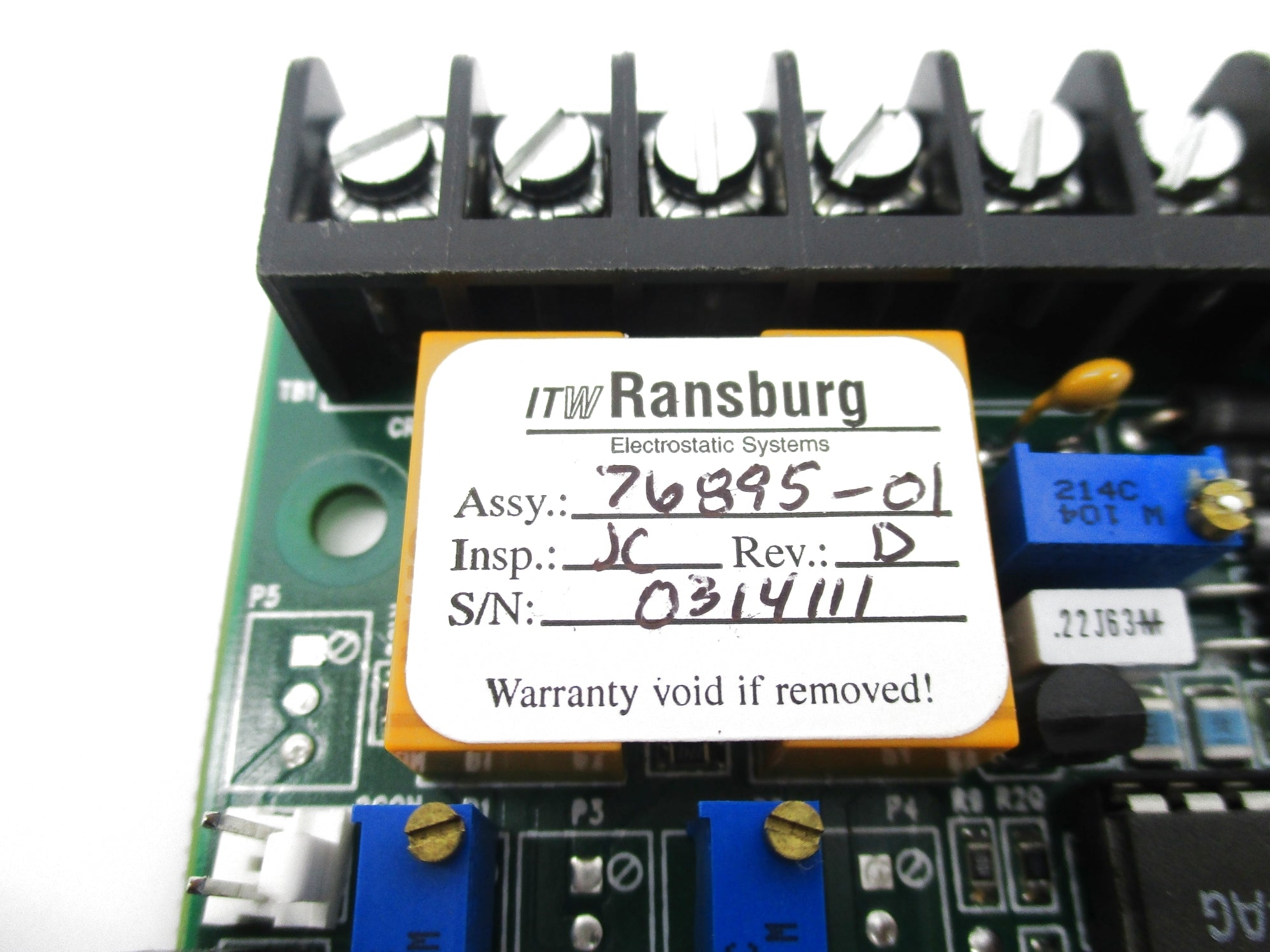 ITW RANSBURG 76895-01 NSNP