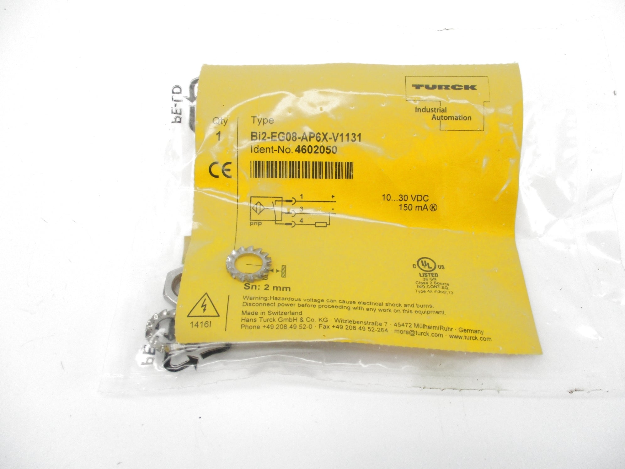 TURCK BI2-EG08-AP6X-V1131 4602050 10-30VDC NSMP