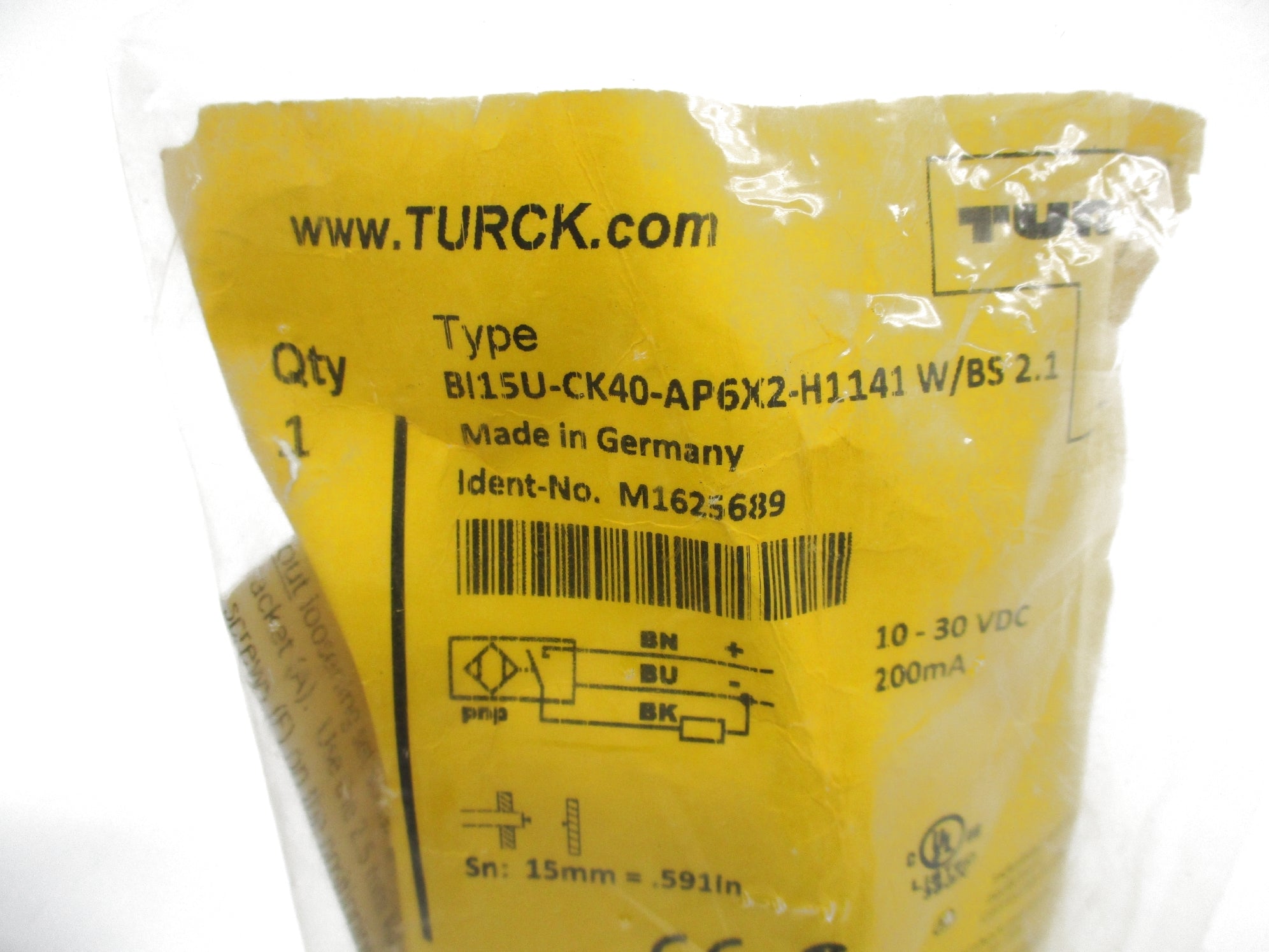 TURCK BI15U-CK40-AP6X2-H1141W/852.1 NSMP