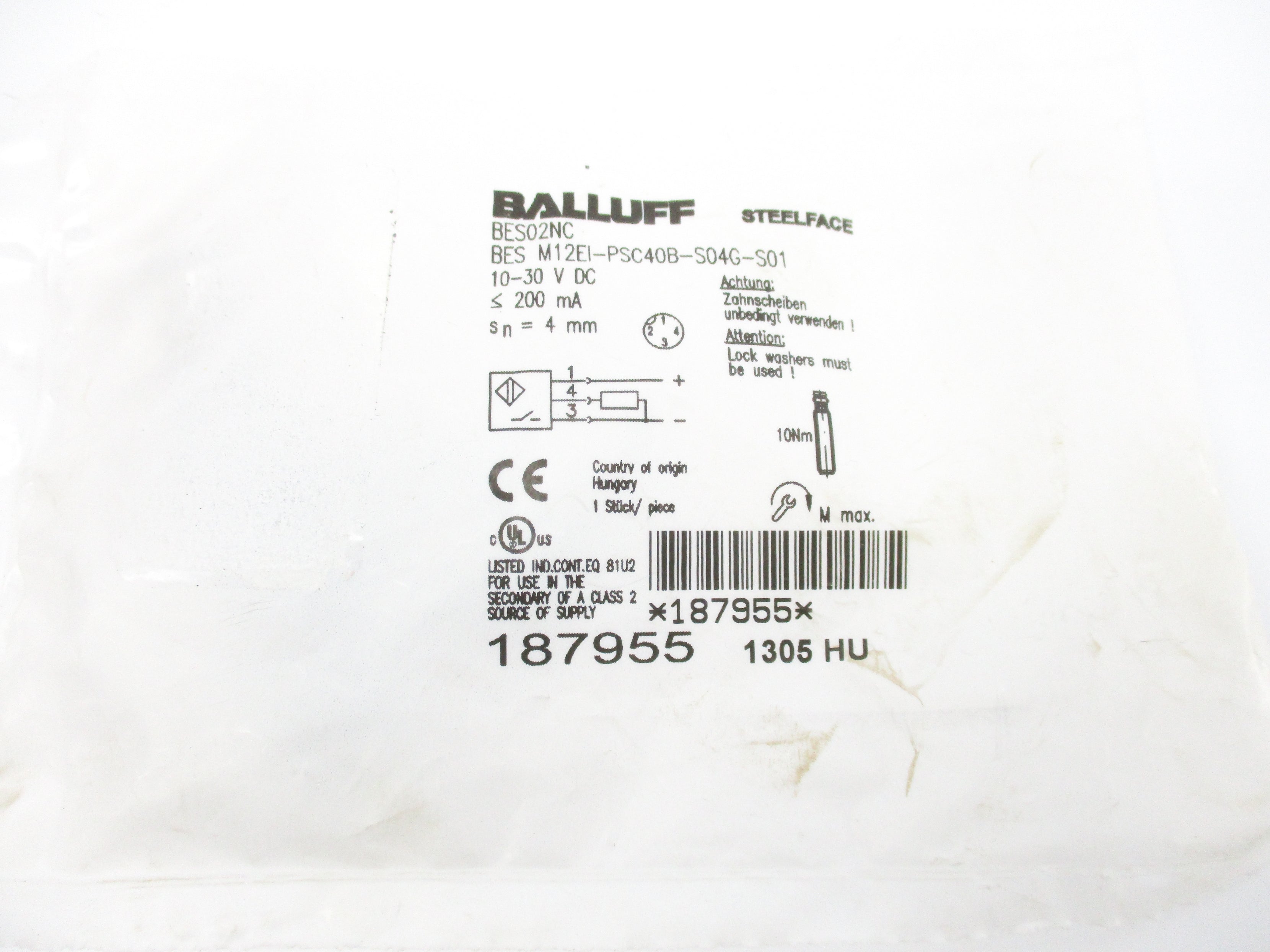 BALLUFF BES02NC NSMP