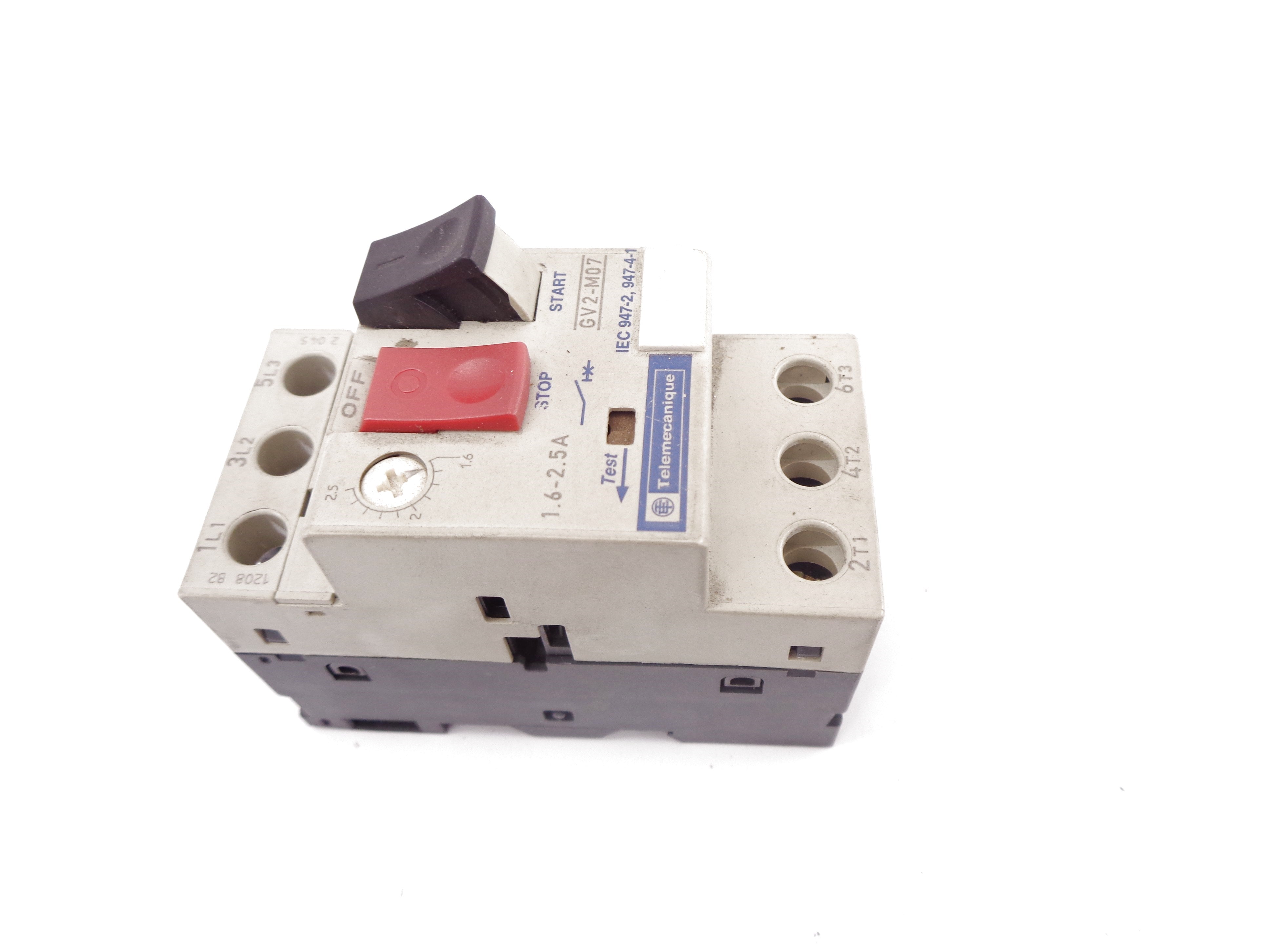 TELEMECANIQUE GV2-M07 575VAC 1.6-2.5A NSNP