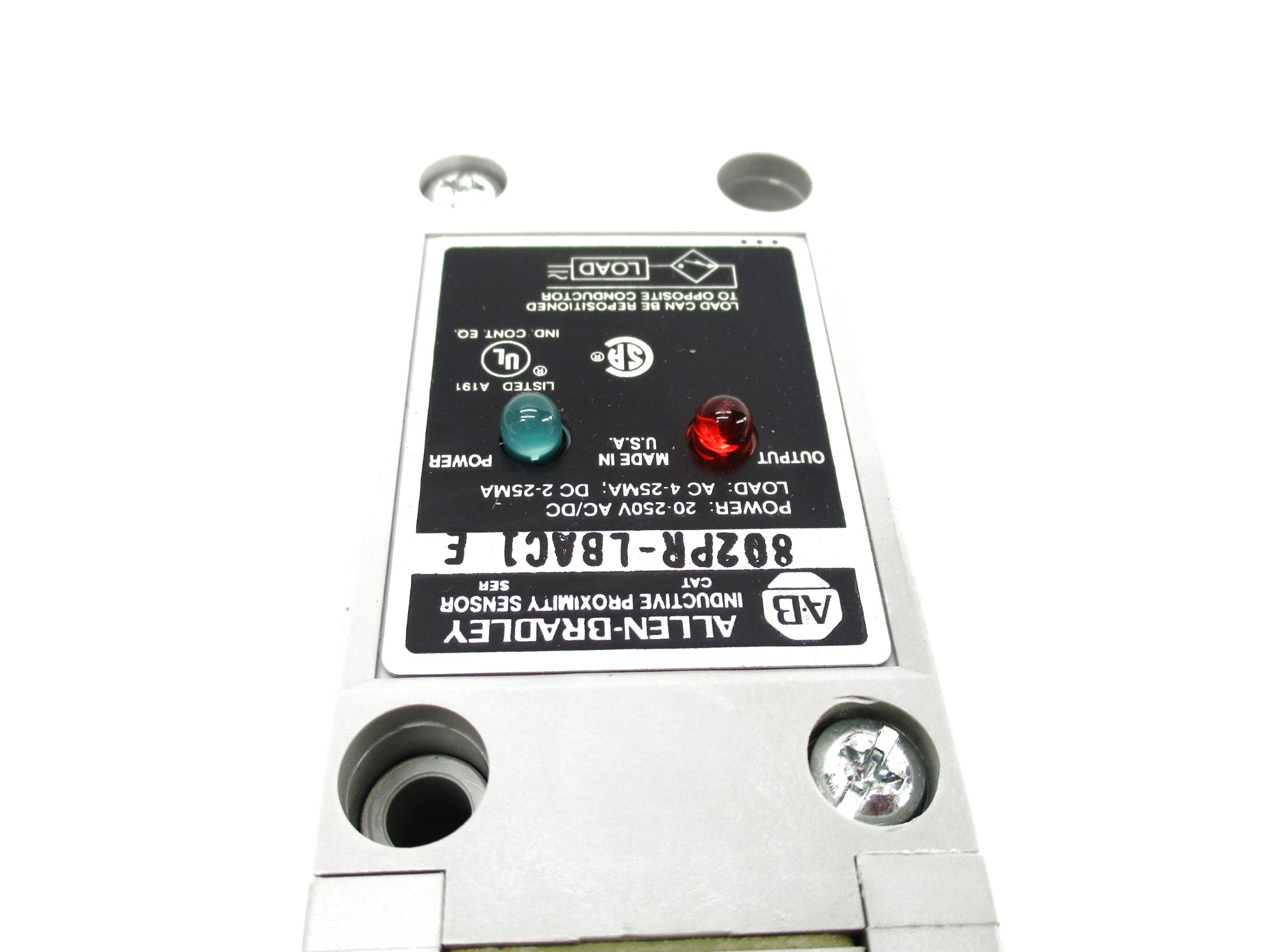 ALLEN BRADLEY 802PR-LBAC1 SER. E 20-250VAC/DC (WH) NSMP