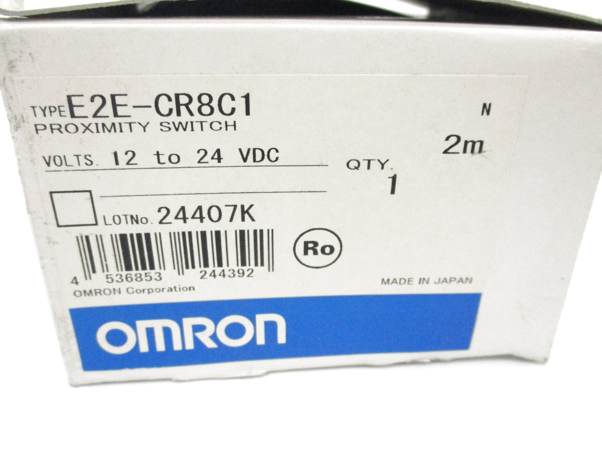 OMRON E2E-CR8C1 12-24VDC 2M NSMP