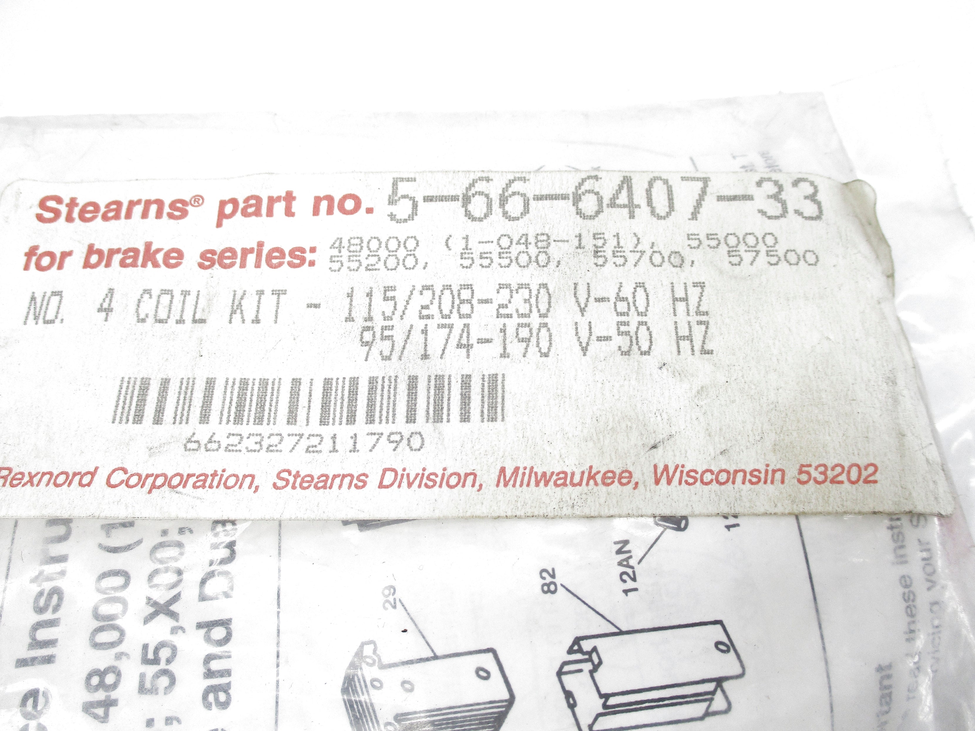 STEARNS 5-66-6407-33 115/208-230V NSMP