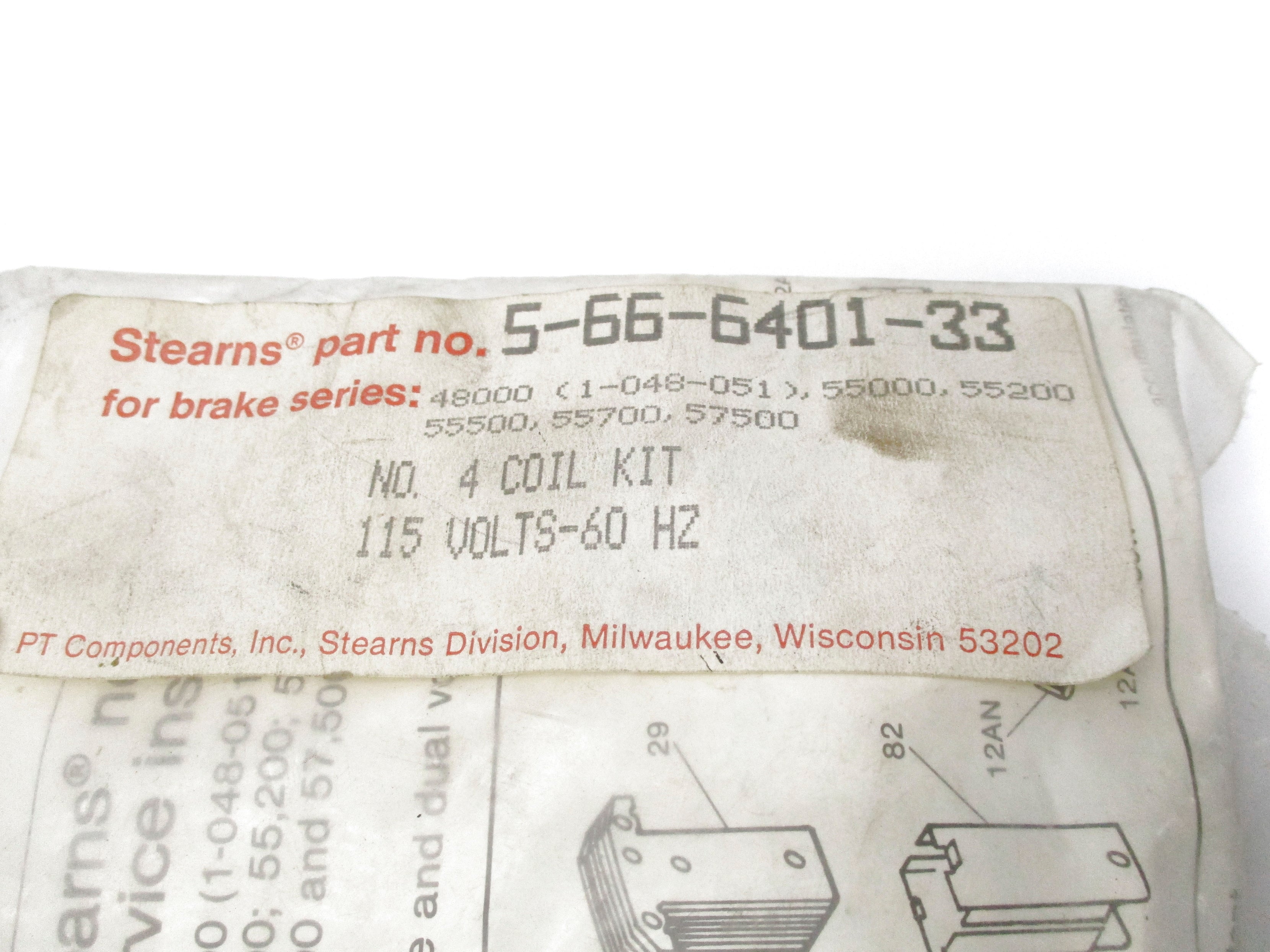 STEARNS 5-66-6401-33 115V NSMP