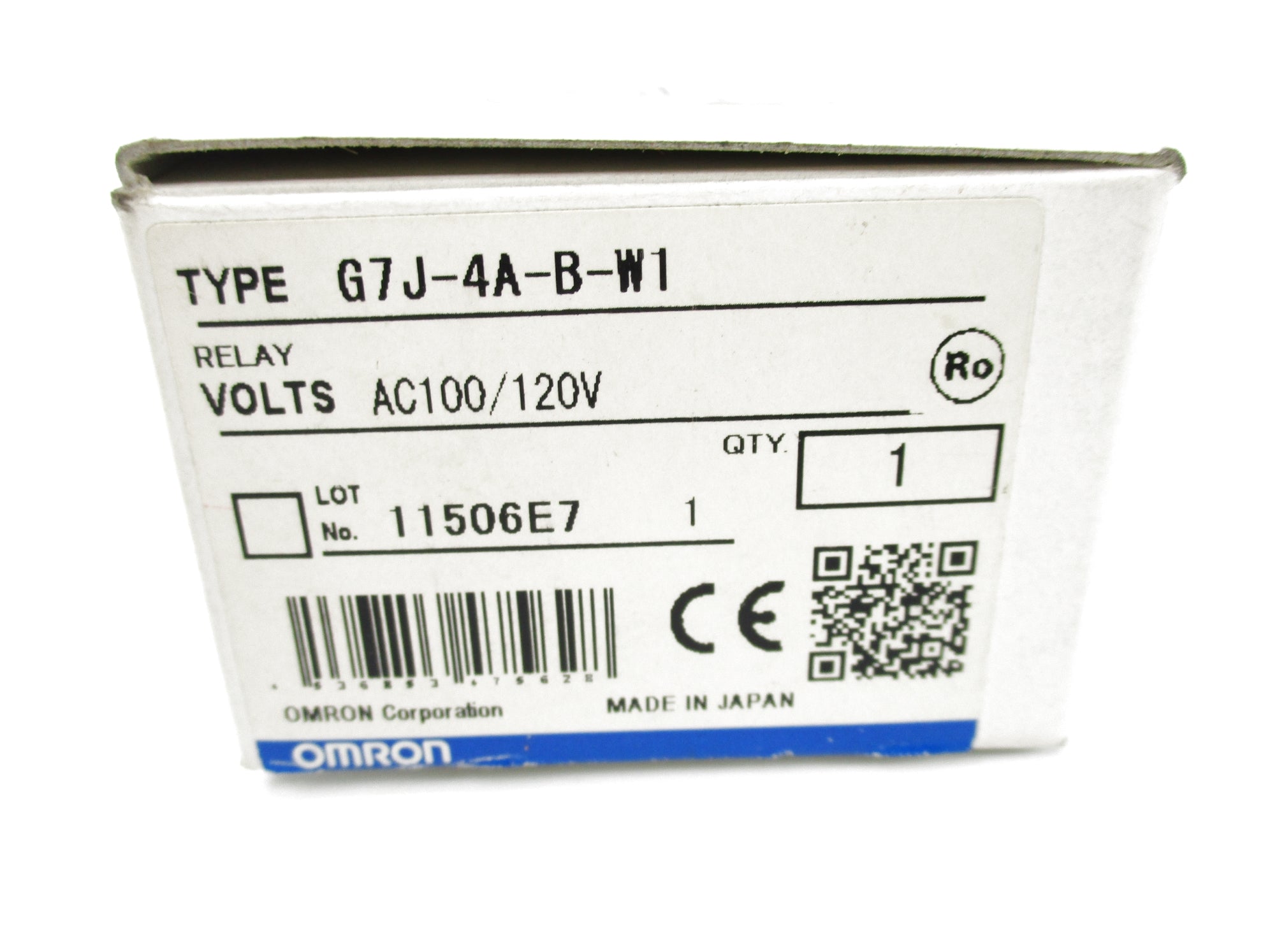 OMRON G7J-4A-B-W1 100/120VAC 25A NSMP
