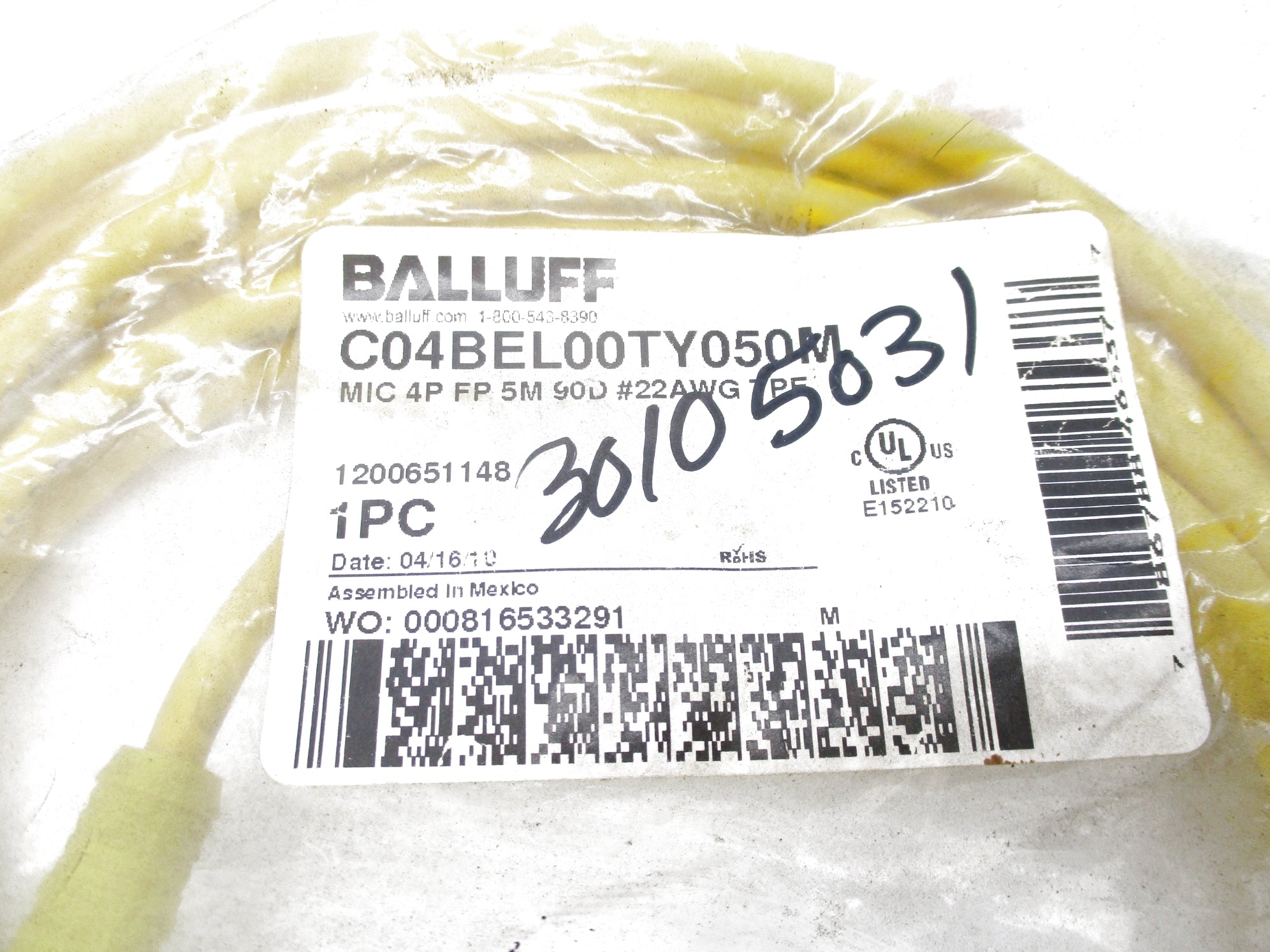 BALLUFF C04BEL00TY050M NSMP
