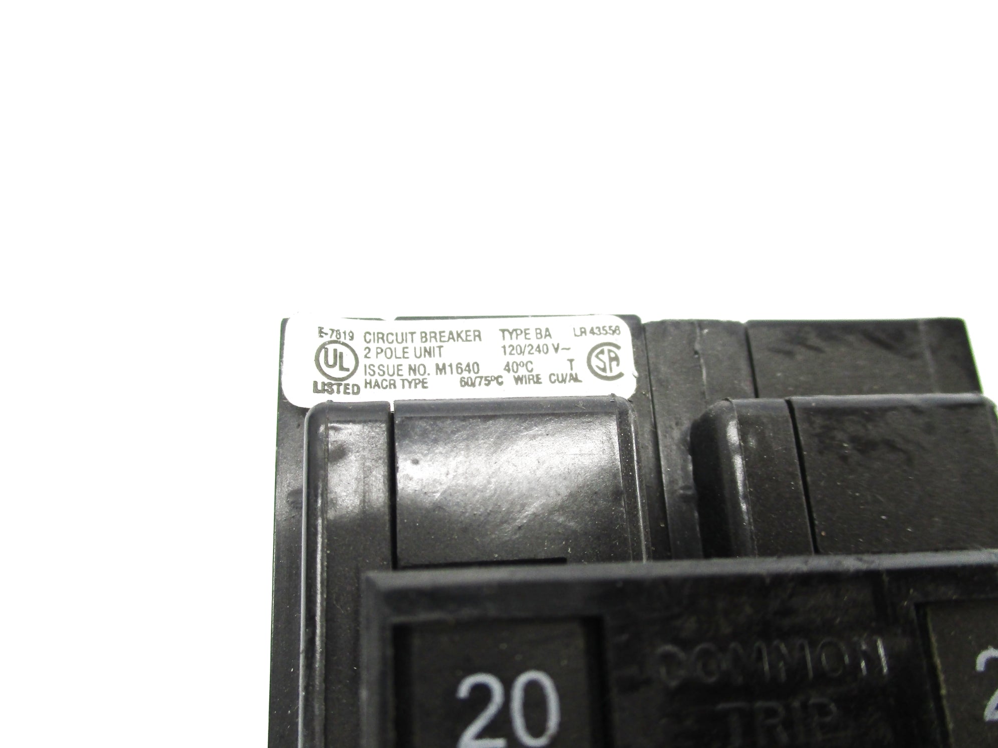 CUTLER HAMMER BA220 120/240V 20A NSNP