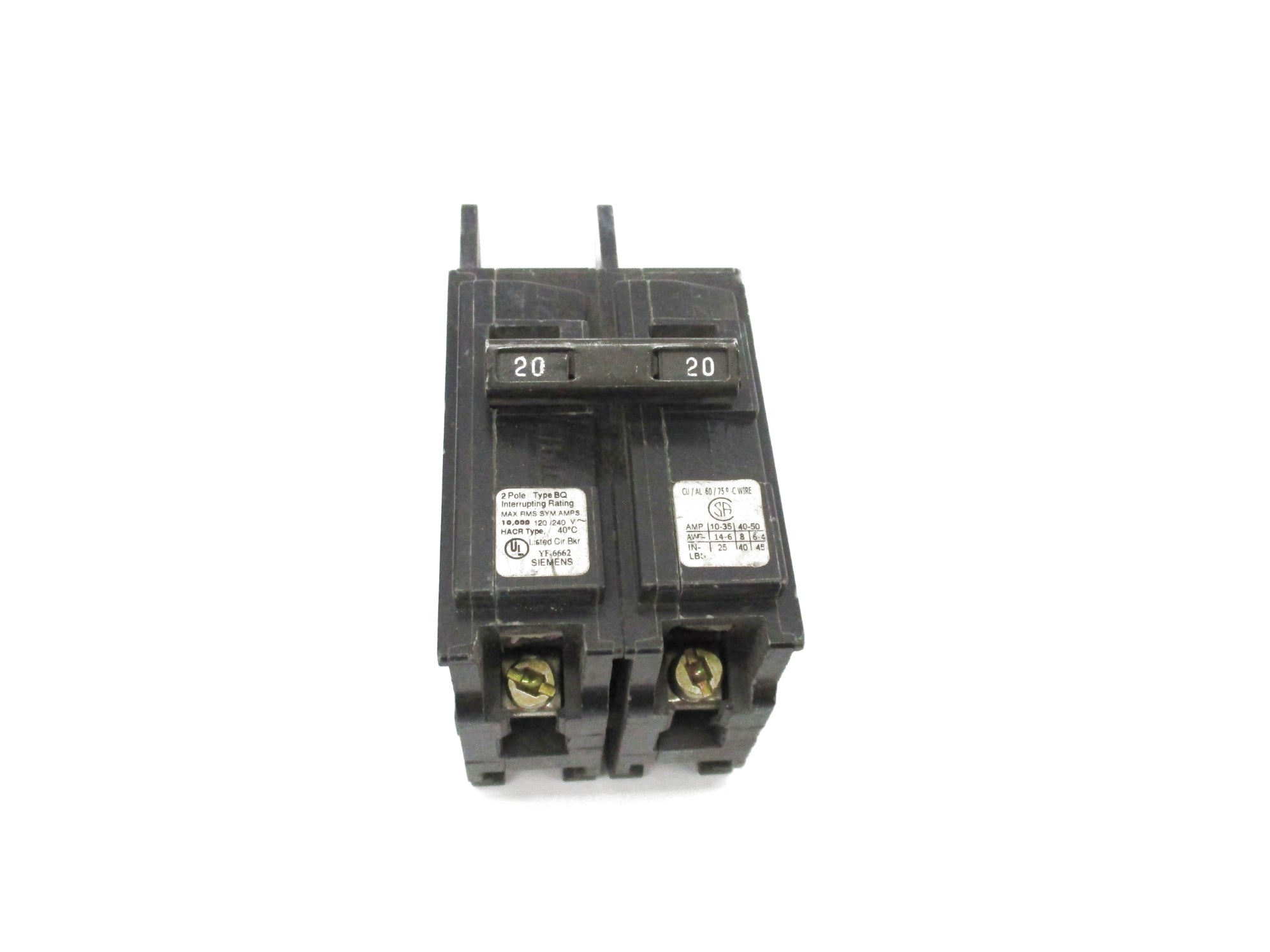 SIEMENS BQ220 120/240V 20A NSNP