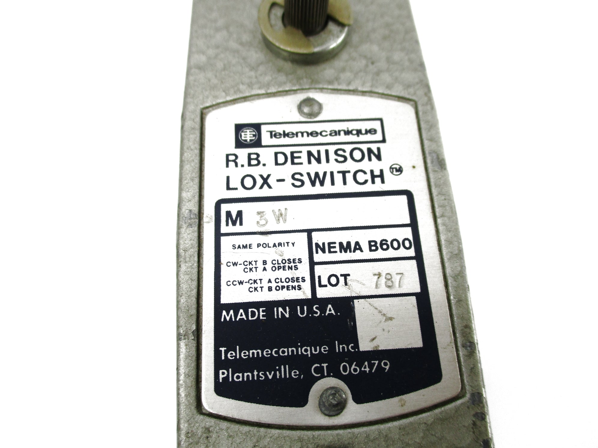 TELEMECANIQUE M3W NSNP
