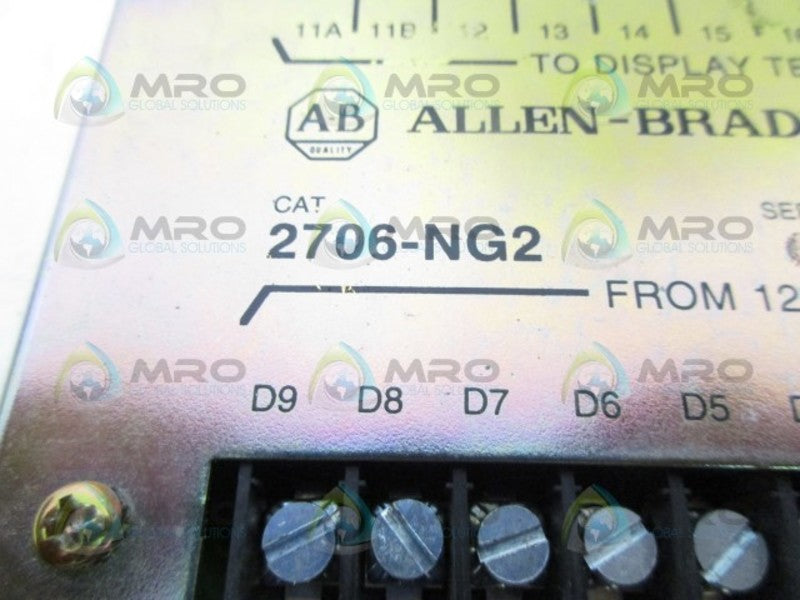 INDUSTRIAL SPARE PART 2706-NG2 SER. C OPERATOR INTERFACE UNMP