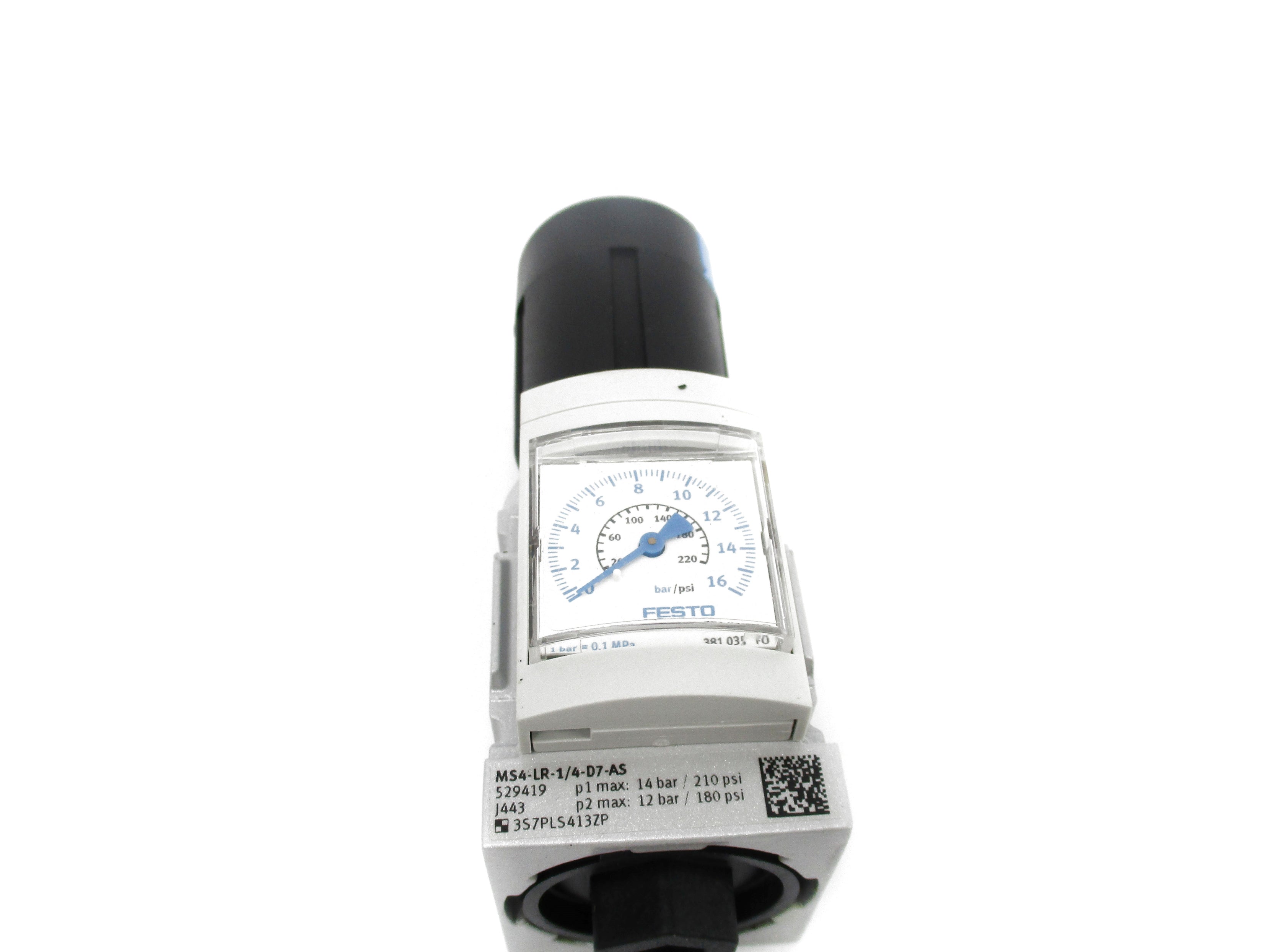 FESTO MS4-LR-1/4-D7-AS 529419 180/210PSI NSNP