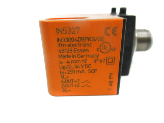 IFM EFECTOR IN5327 IND3004DBPKG/US 10-36VDC NSNP