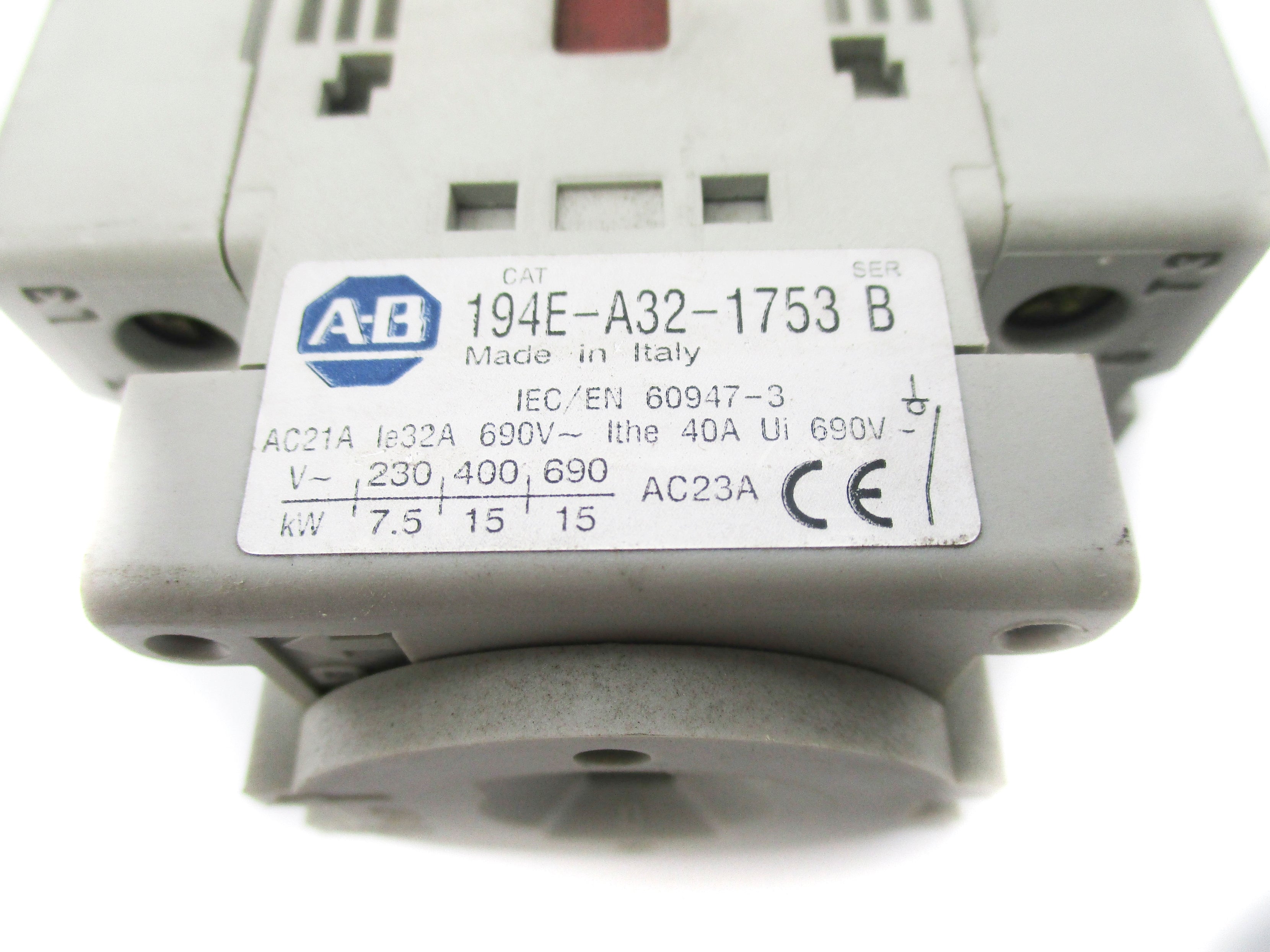 INDUSTRIAL SPARE PART 194E-A32-1753 SER. B NSNP