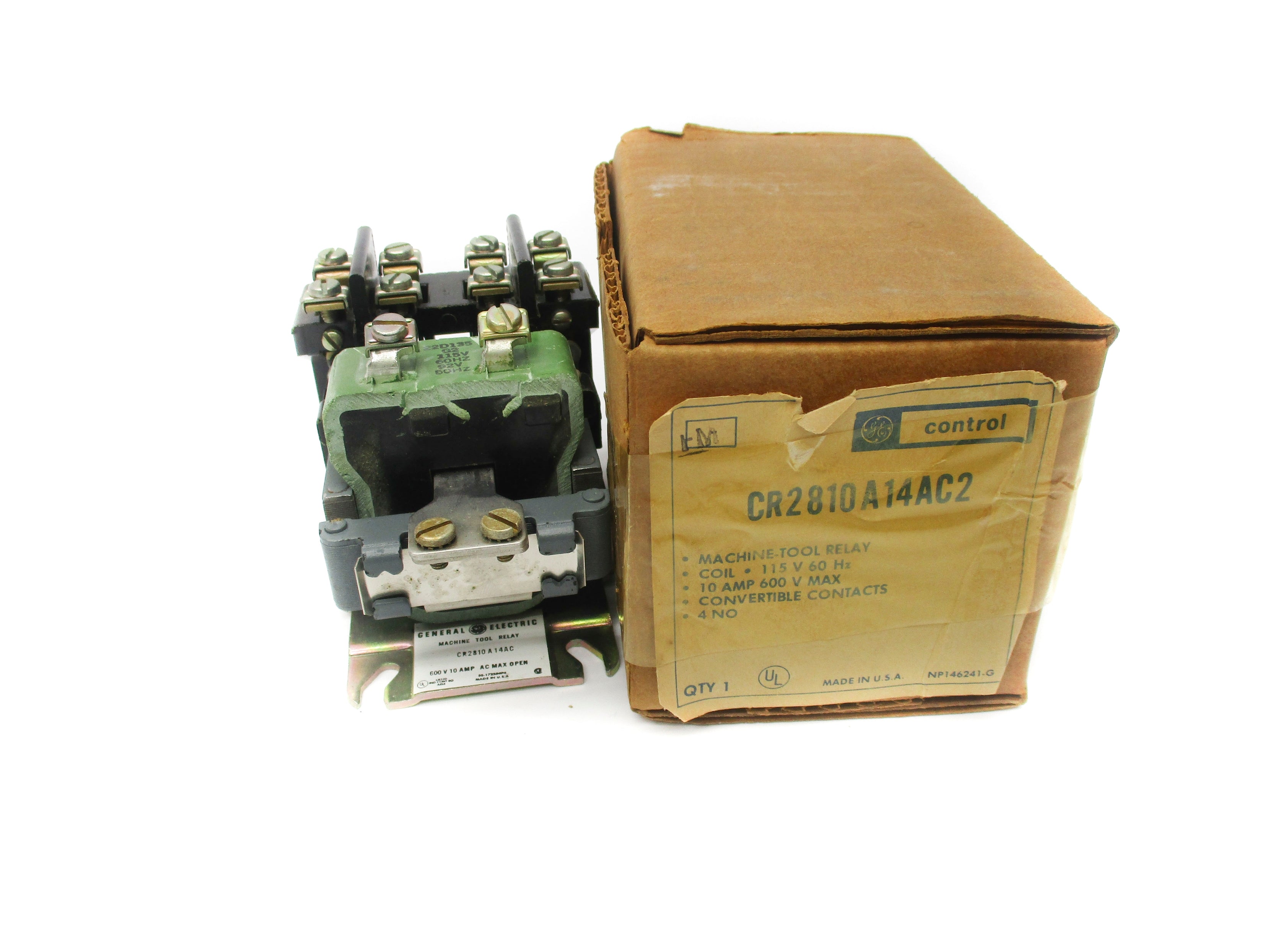GENERAL ELECTRIC CR2810A14AC2 92/115V 10A NSMP