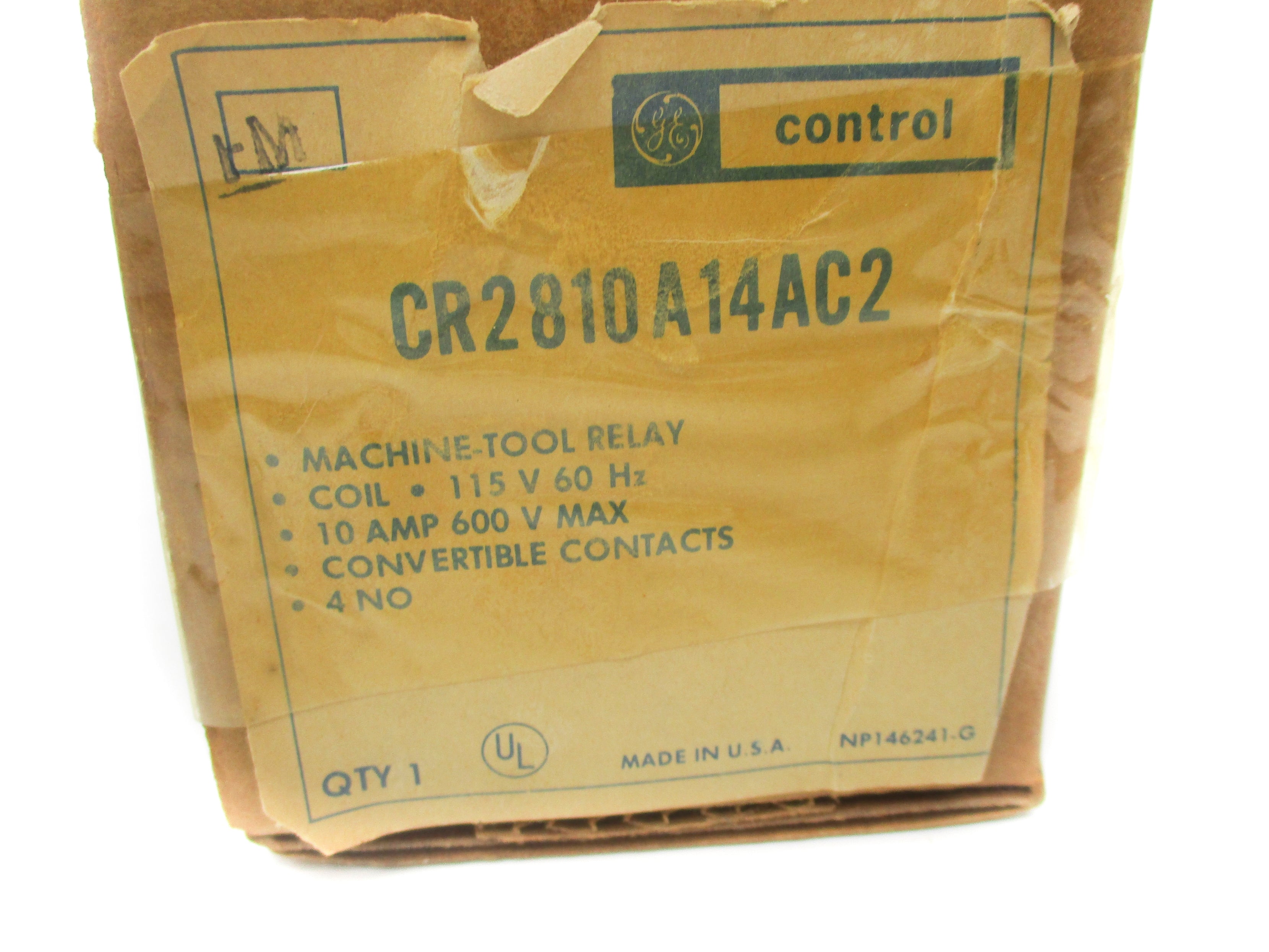 GENERAL ELECTRIC CR2810A14AC2 92/115V 10A NSMP