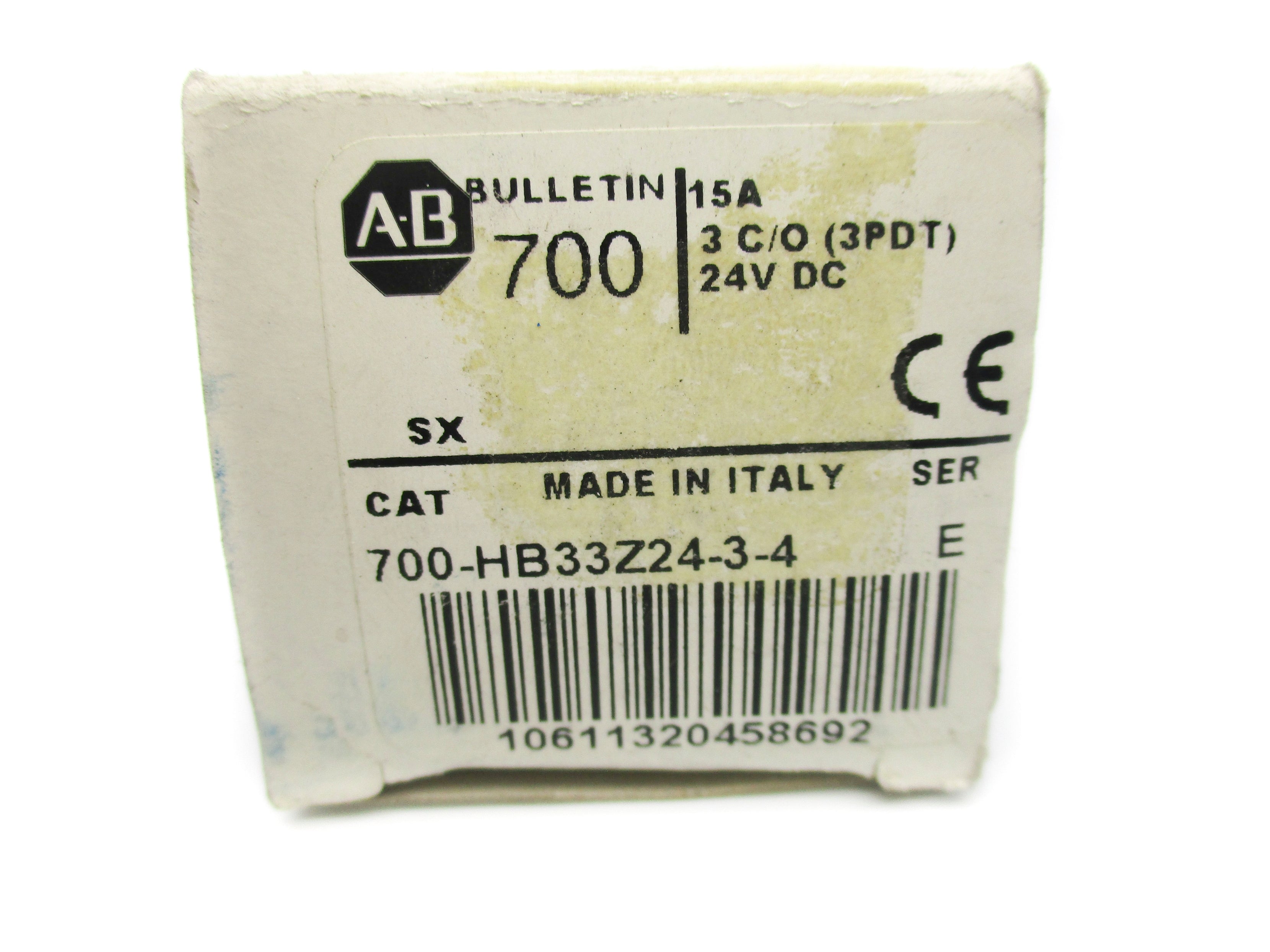 INDUSTRIAL SPARE PART 700-HB33Z24-3-4 SER. E 15A 24VDC (WH) NSMP