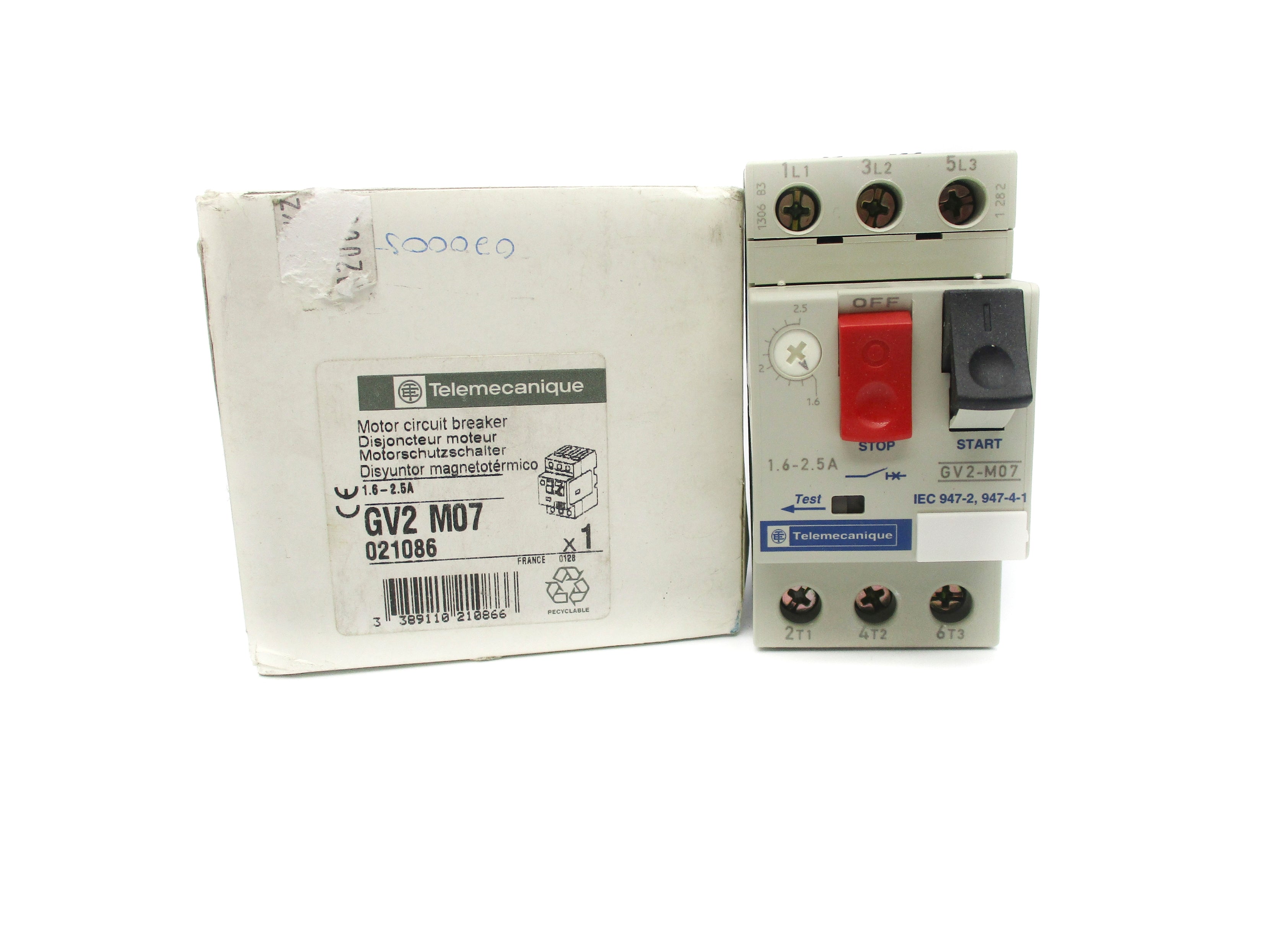TELEMECANIQUE GV2M07 690V 1.6-2.5A NSMP